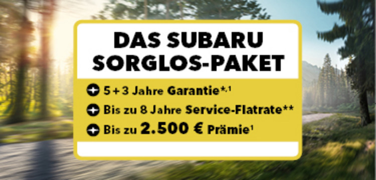 Das Subaru Sorglos-Paket.
